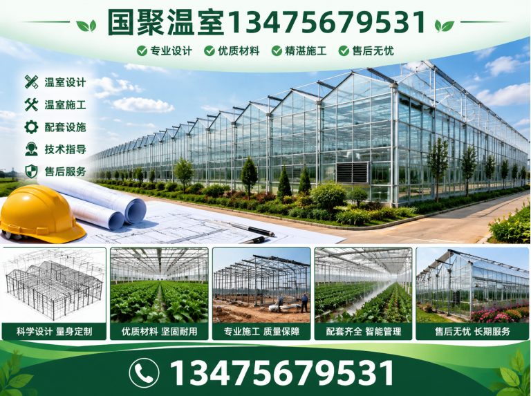 高密市温室设计施工展示图